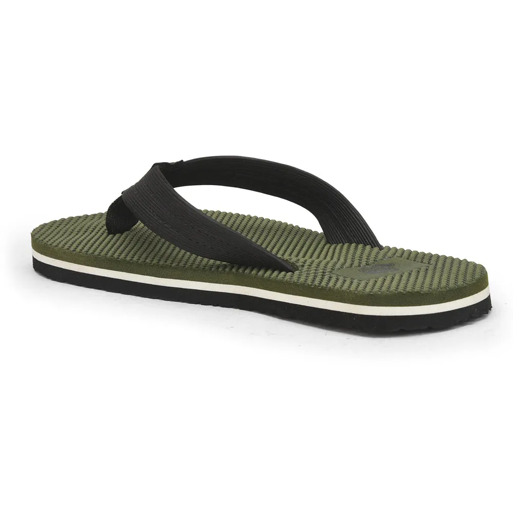 A-HA Casual Olive Green Flip Flop For Men JTN-03 By Liberty