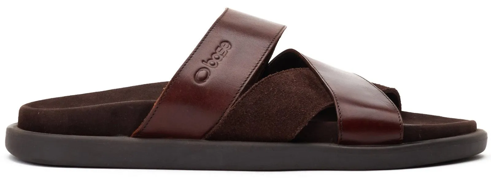 Base London Ponza Mens Leather Slip On Sandal