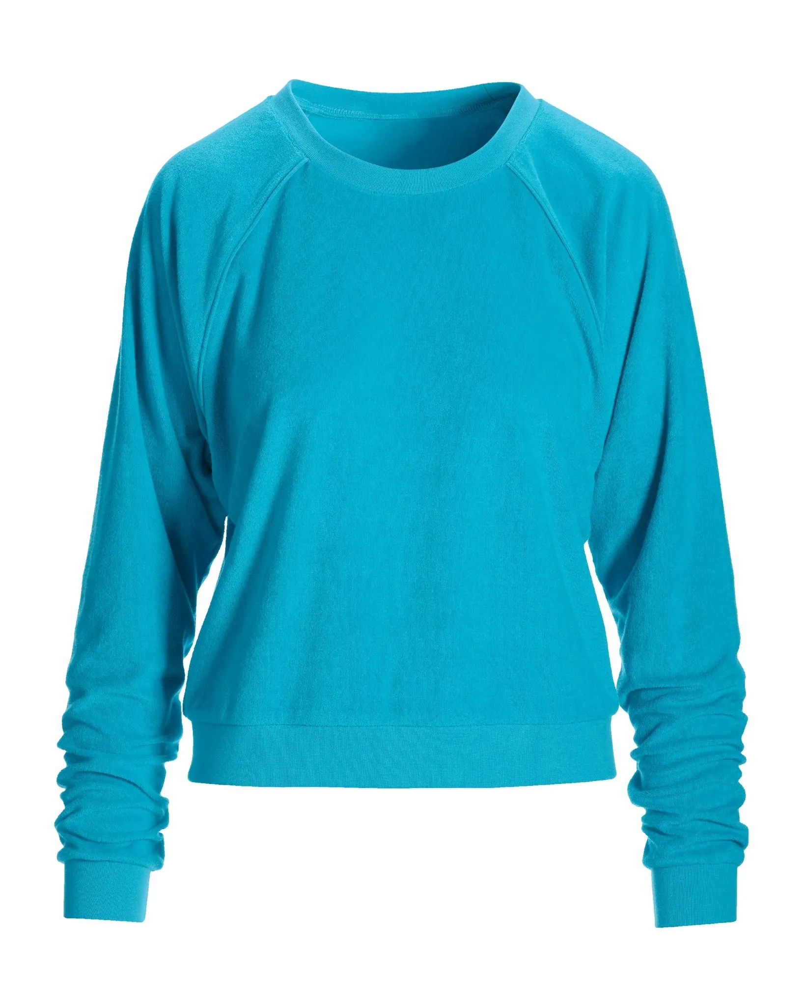 Beach Terry Crew Neck Sweatshirt Splash Blue