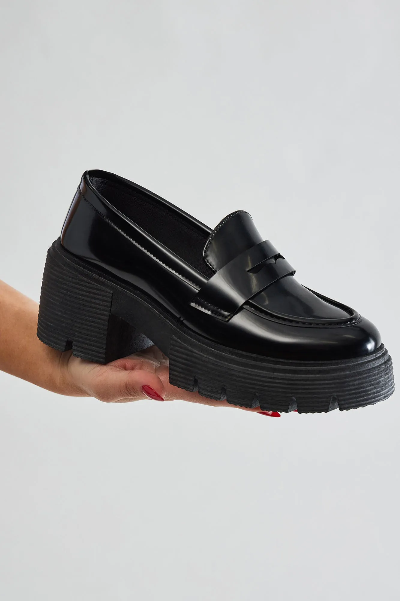 Been Done Platform Loafers - Black