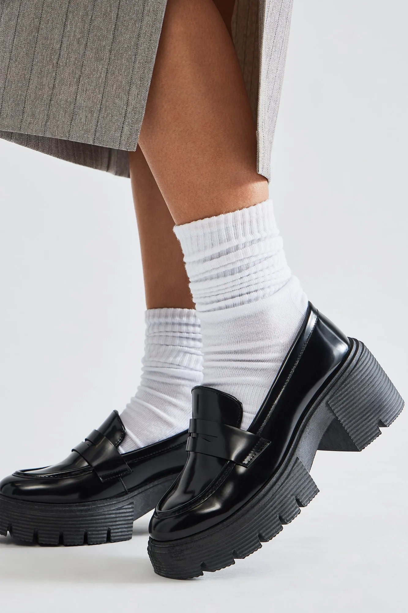 Been Done Platform Loafers - Black