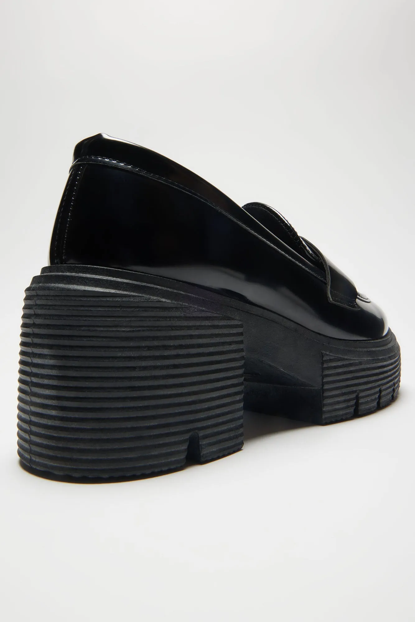 Been Done Platform Loafers - Black