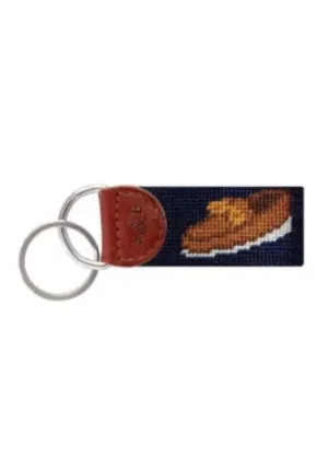 BOAT SHOE NEEDLEPOINT KEY FOB