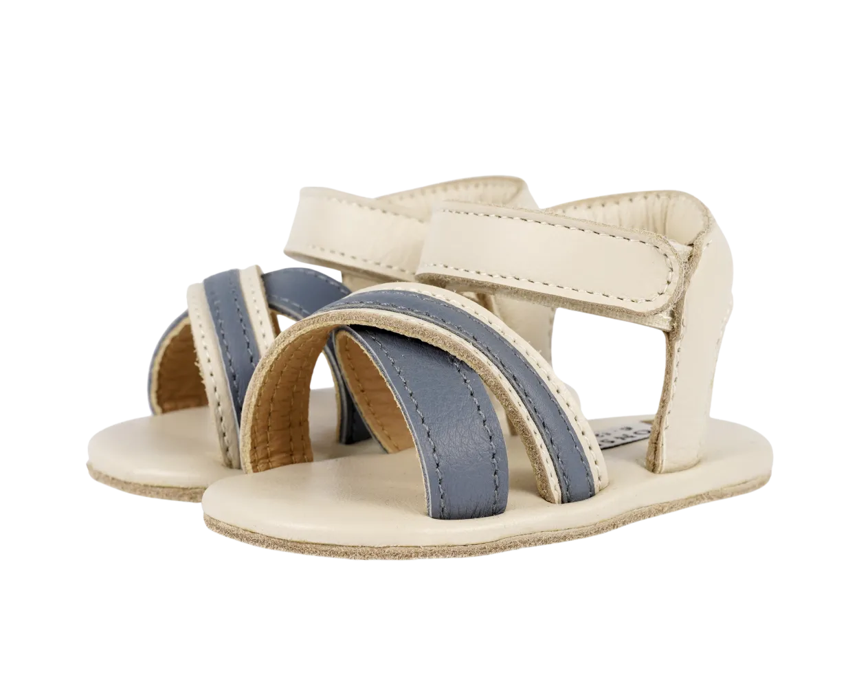 Bodi Sandals | Cream Leather