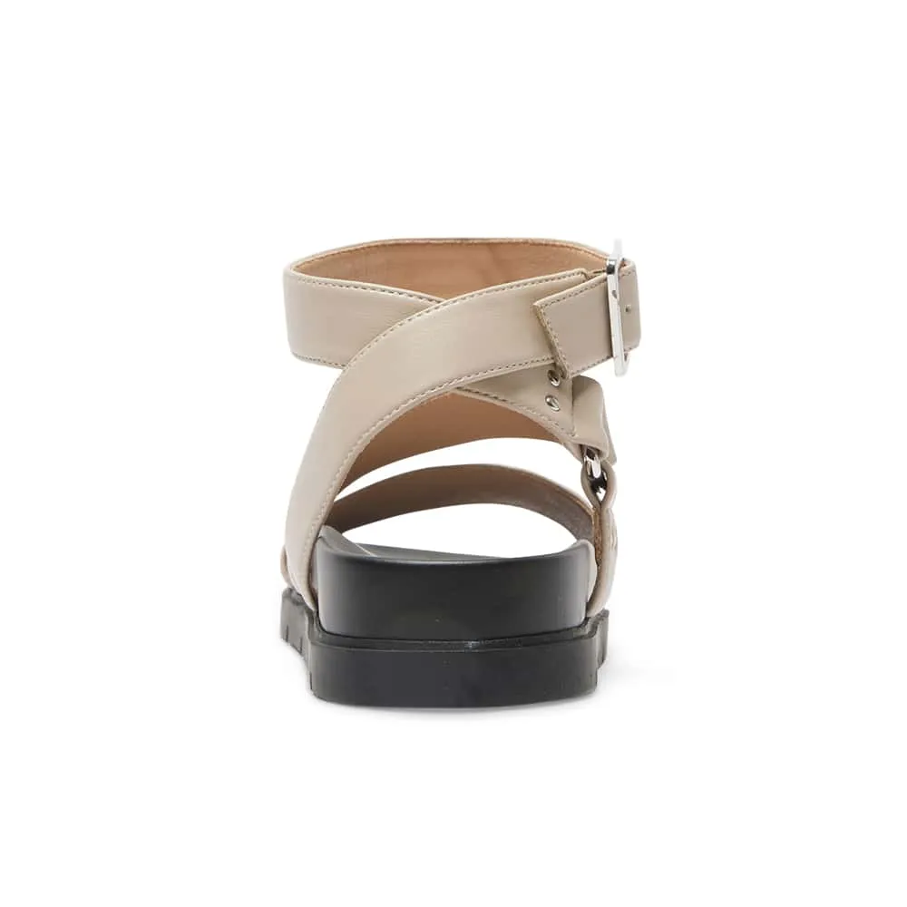 Cancun Sandal in Nude Smooth