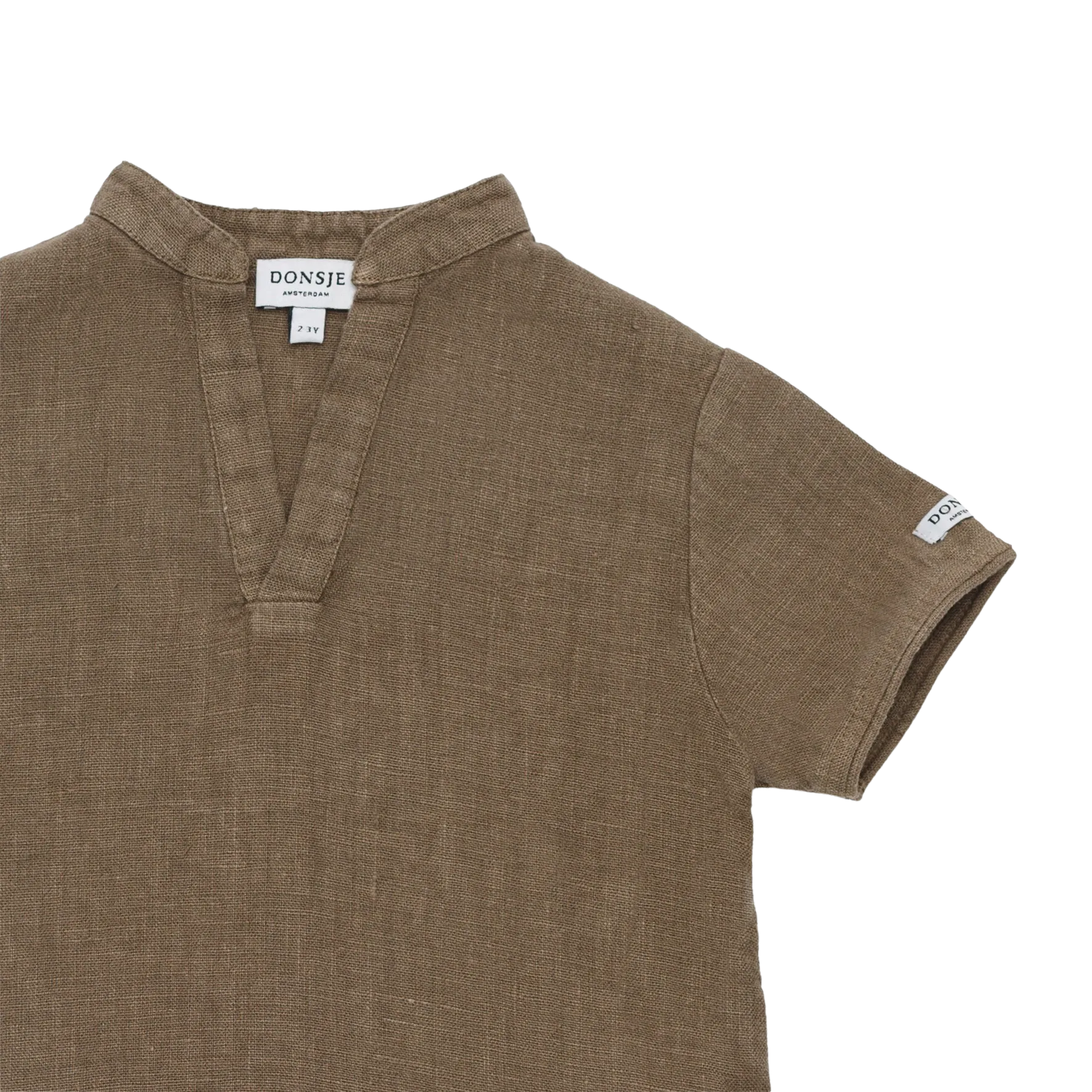 David Linen Shirt | Brown