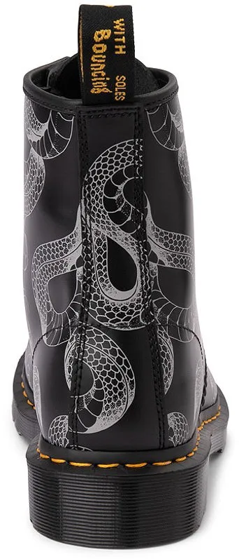 Dr. Martens 1460 Black Wild Serpent Smooth