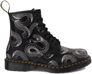 Dr. Martens 1460 Black Wild Serpent Smooth