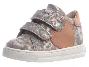 Falcotto Girl's Zenia Vl Vel.Mimetico Sneakers - Lam/Lam Cocco/Cipria