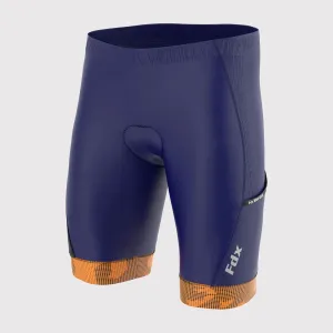 Fdx All Day Navy Blue Men's & Boy's Padded Summer Cycling Shorts