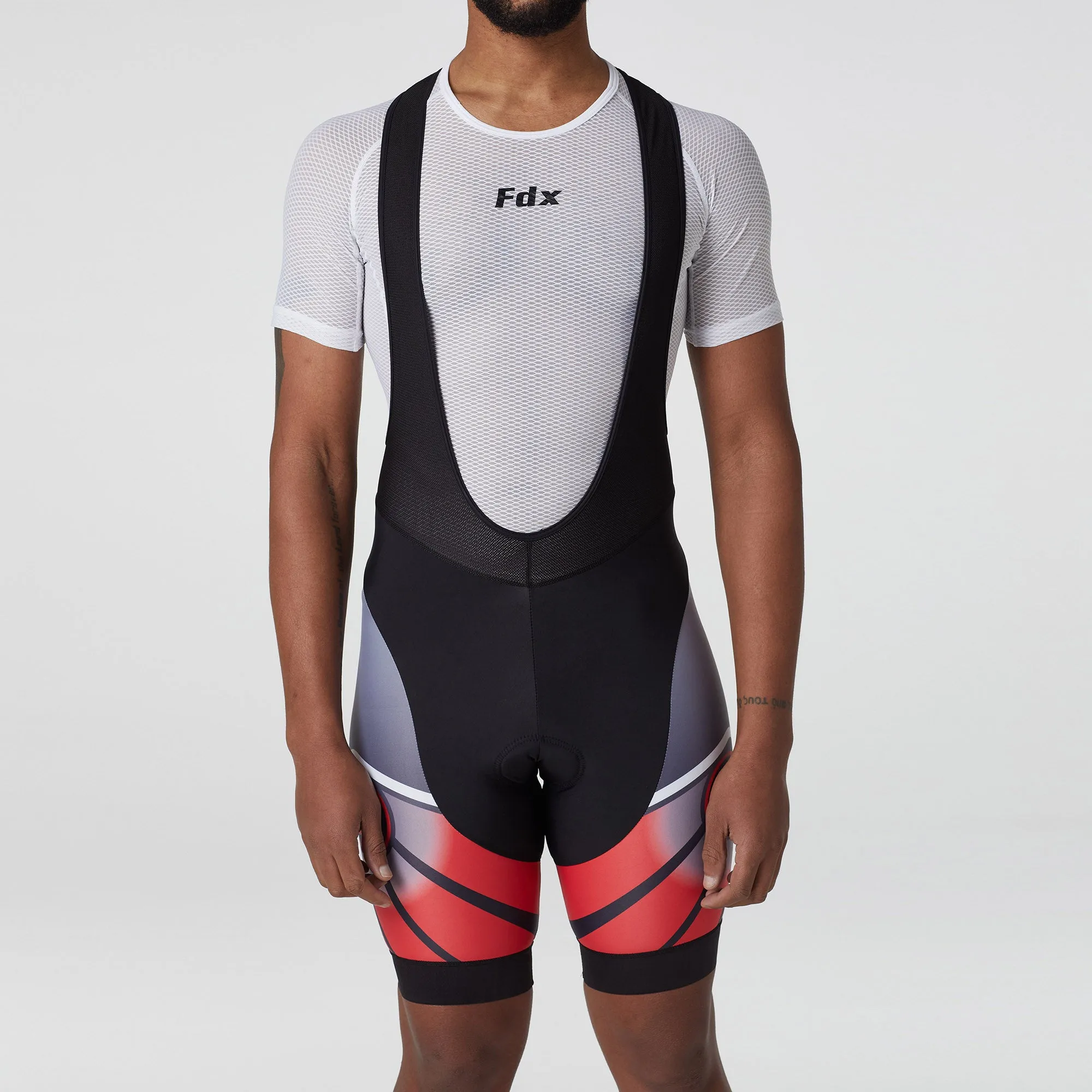 Fdx Signature Red Men's & Boy's Summer Cycling Bib Shorts