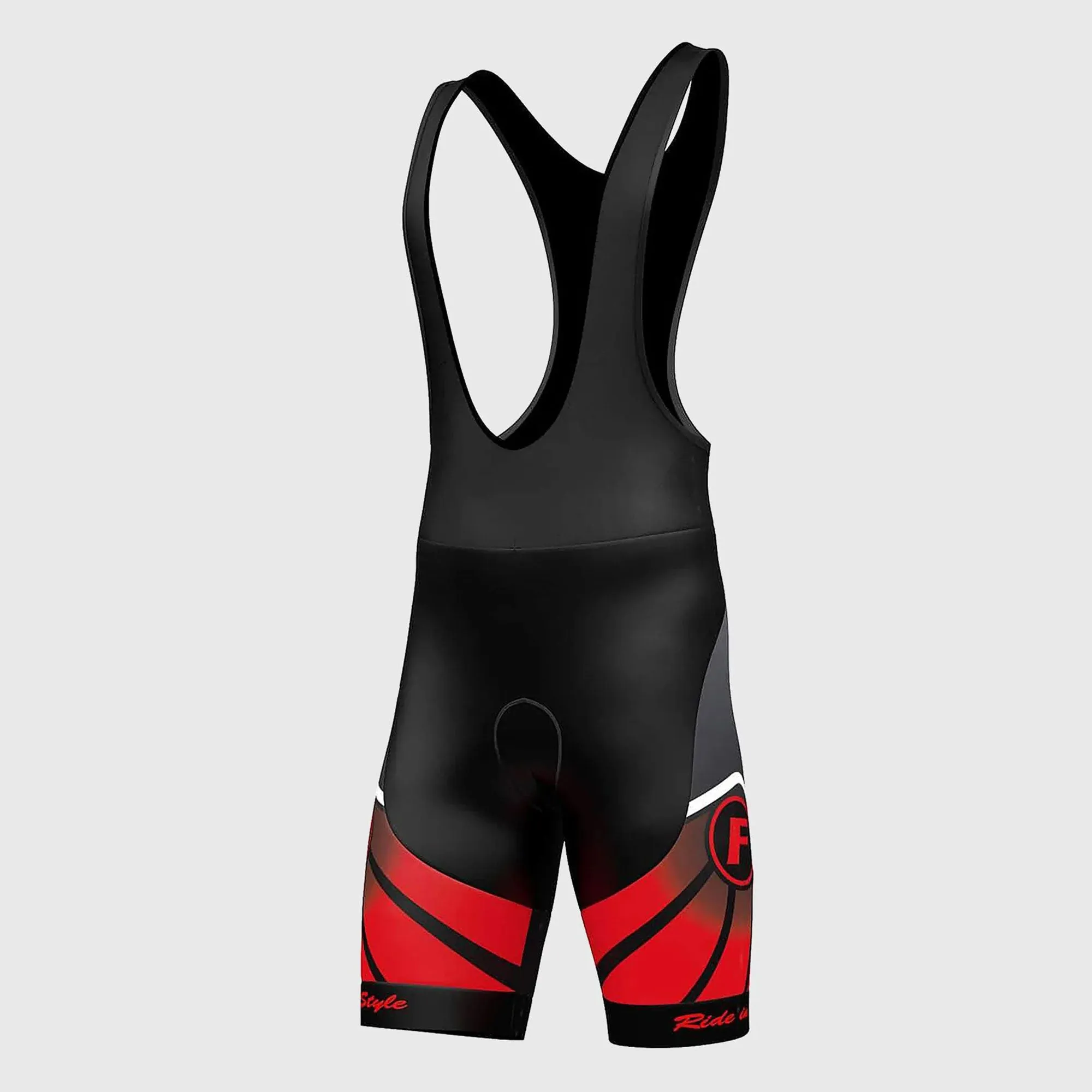 Fdx Signature Red Men's & Boy's Summer Cycling Bib Shorts