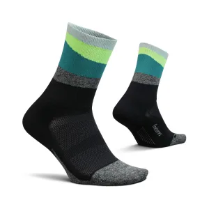 Feetures | Unisex Elite Light Cushion Mini Crew - Ascent Green