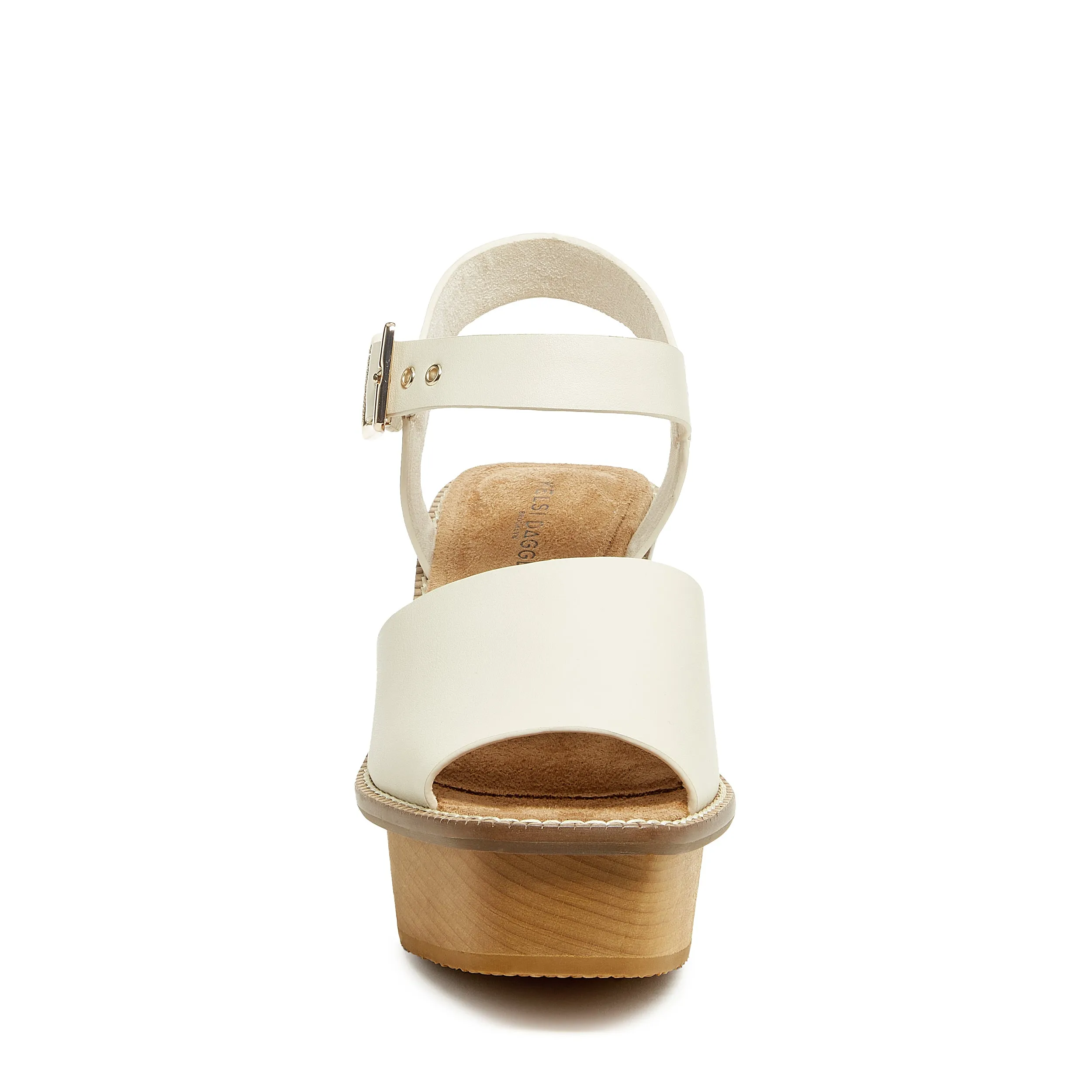 Groove Shell Platform Sandals