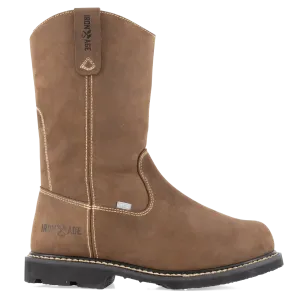 Groundbreaker Composite-Toe 11 Inch Int Met Guard Pull-On Work Boot Brown