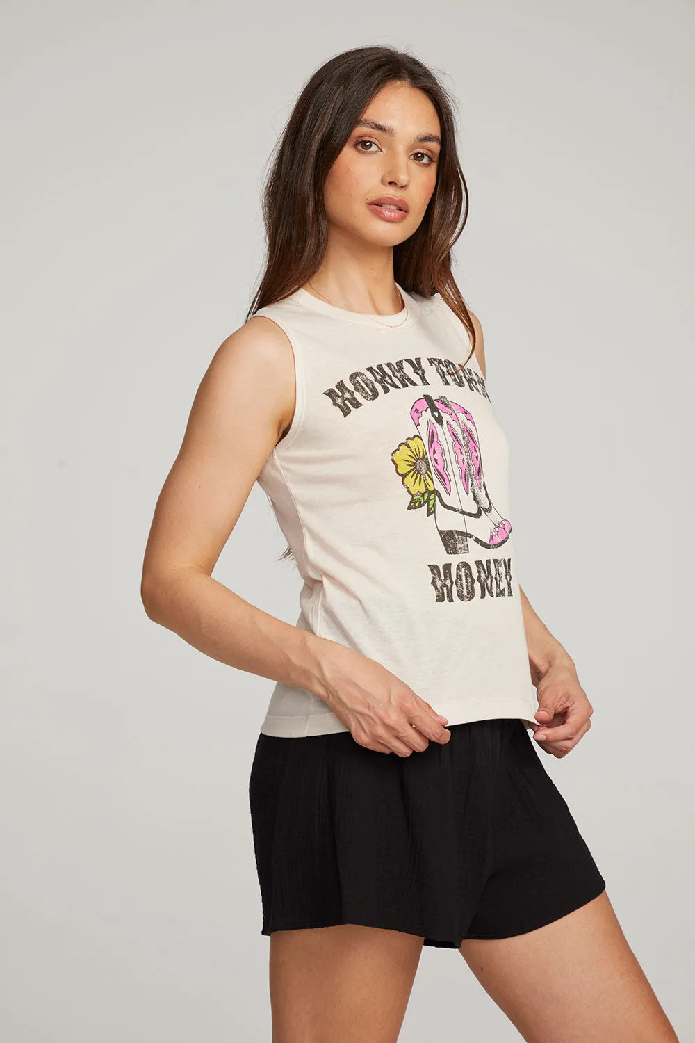 Honky Tonk Honey Muscle Tee