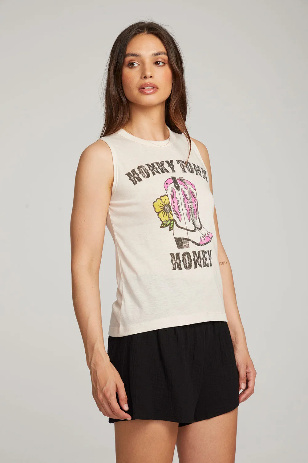 Honky Tonk Honey Muscle Tee