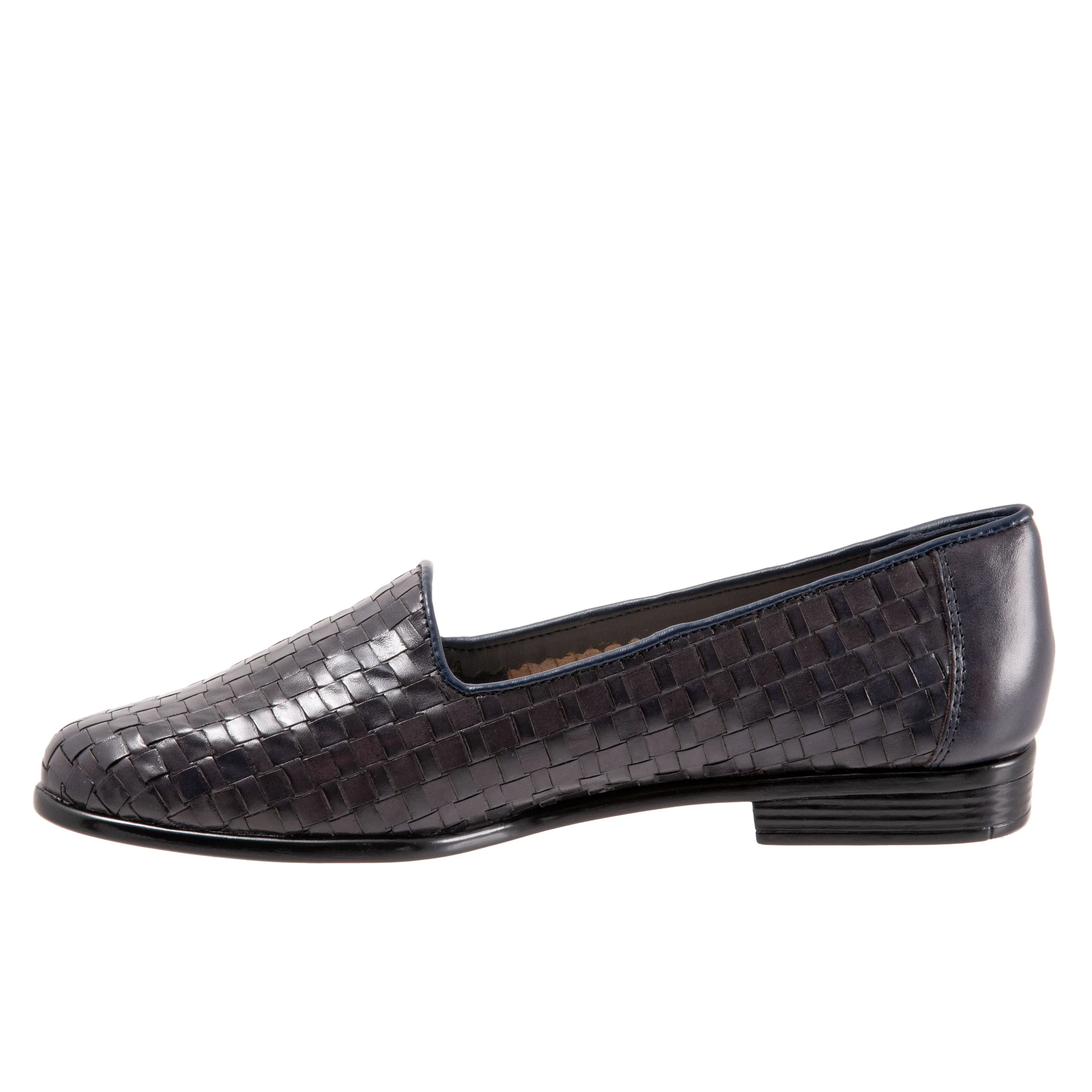 Liz Woven Navy Slip-on Shoes