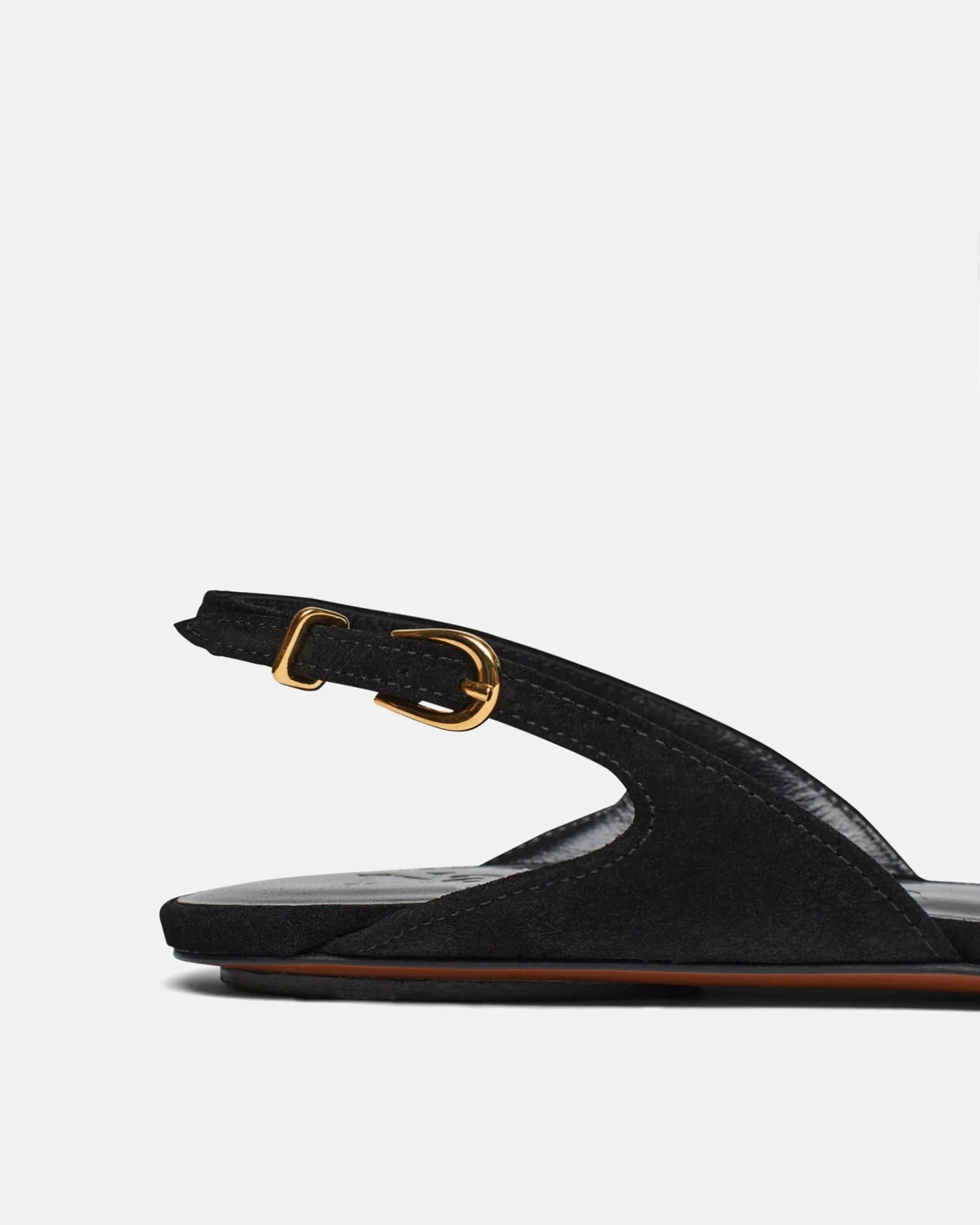 Maimu - Leather Point-Toe Flats - Black