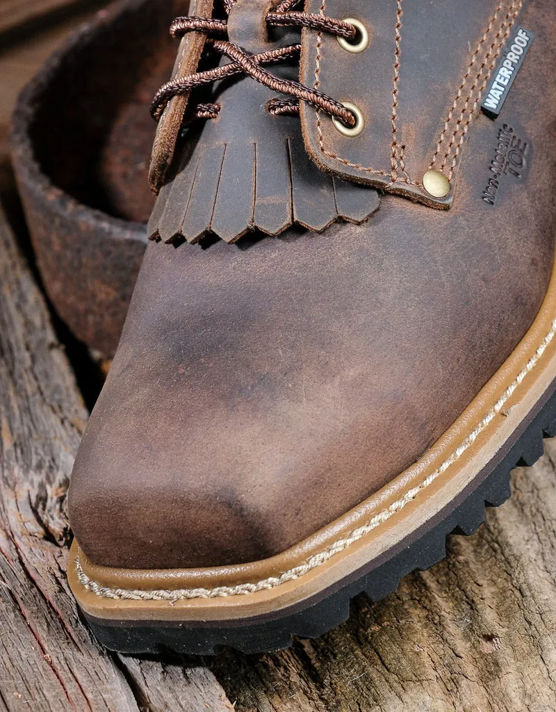 Men's 8" Square Toe Waterproof Logger CA9855