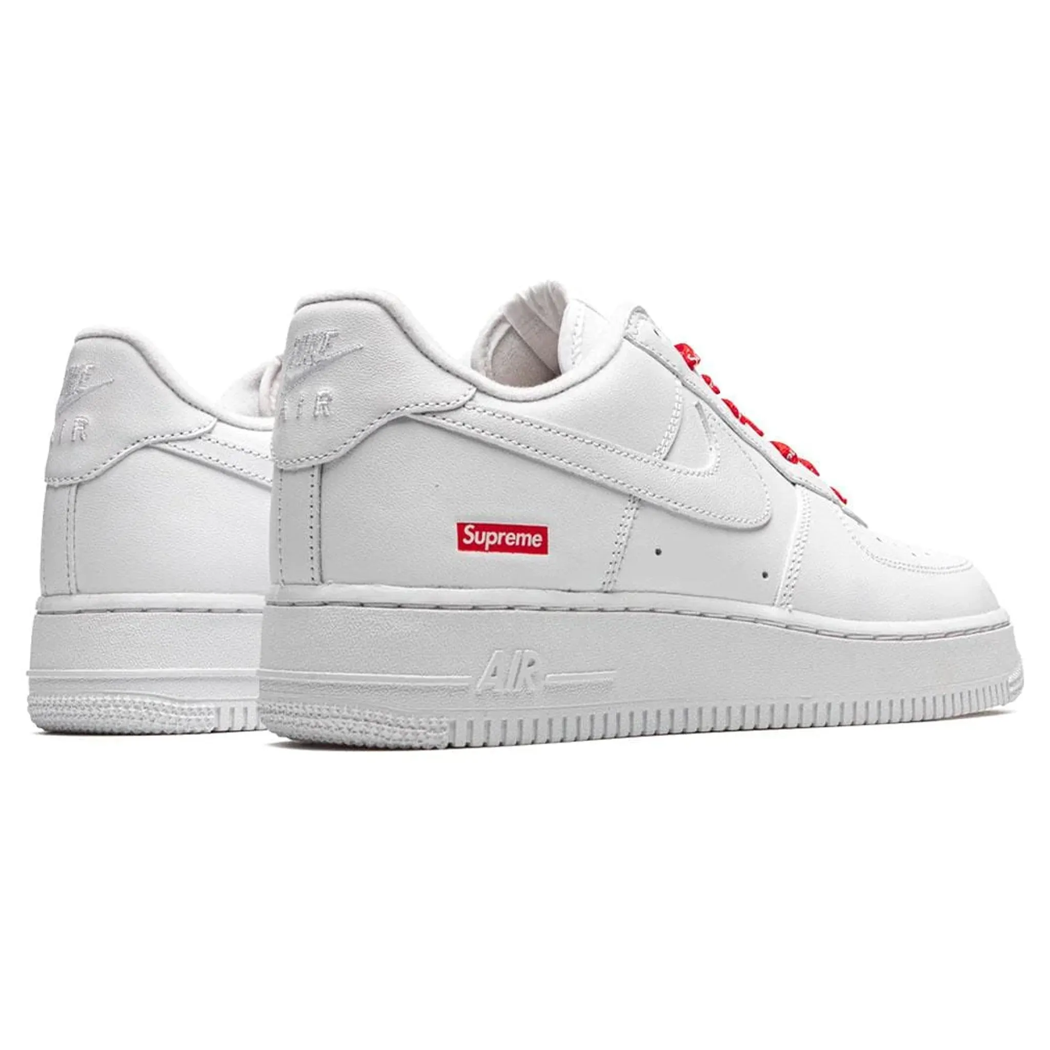 Nike x Supreme Air Force 1 Low White Box Logo