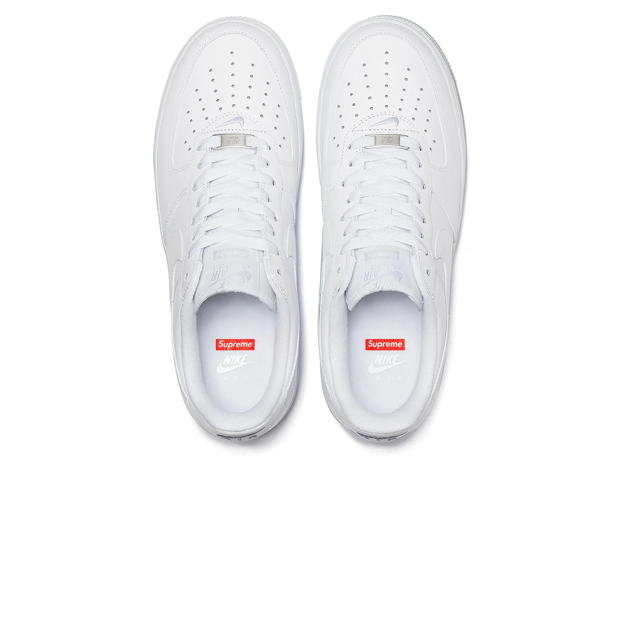 Nike x Supreme Air Force 1 Low White Box Logo