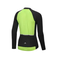 Nuckily Mycycology MH023 Full Sleeves Cycling Jersey - Neon Green