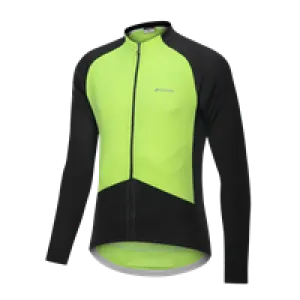 Nuckily Mycycology MH023 Full Sleeves Cycling Jersey - Neon Green