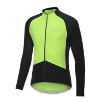 Nuckily Mycycology MH023 Full Sleeves Cycling Jersey - Neon Green