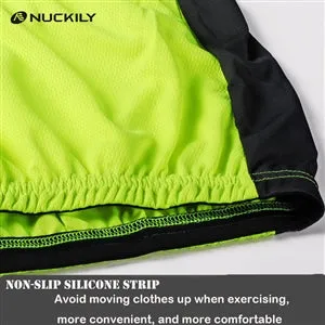 Nuckily Mycycology NJ601 Short Sleeves Cycling Jersey  - Neon Green