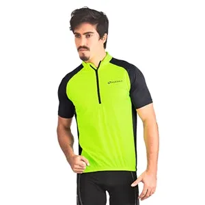 Nuckily Mycycology NJ601 Short Sleeves Cycling Jersey  - Neon Green