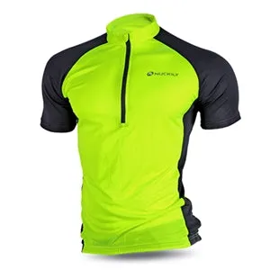 Nuckily Mycycology NJ601 Short Sleeves Cycling Jersey  - Neon Green