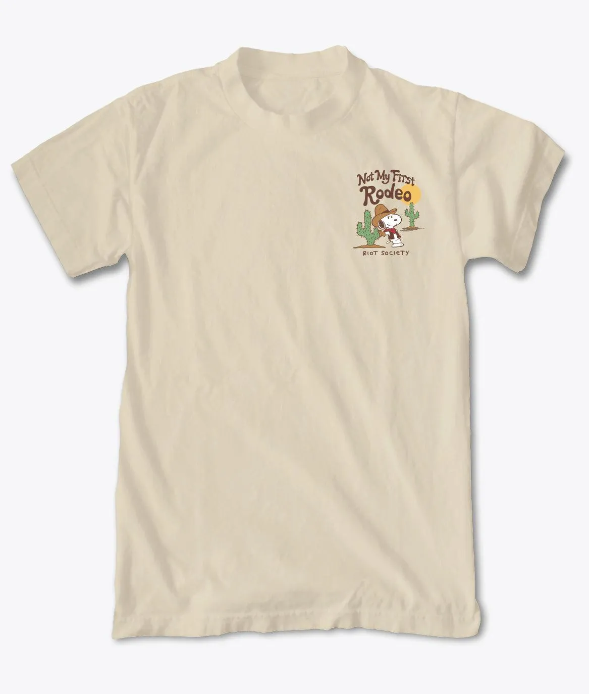 Peanuts Not My First Rodeo Mens T-Shirt