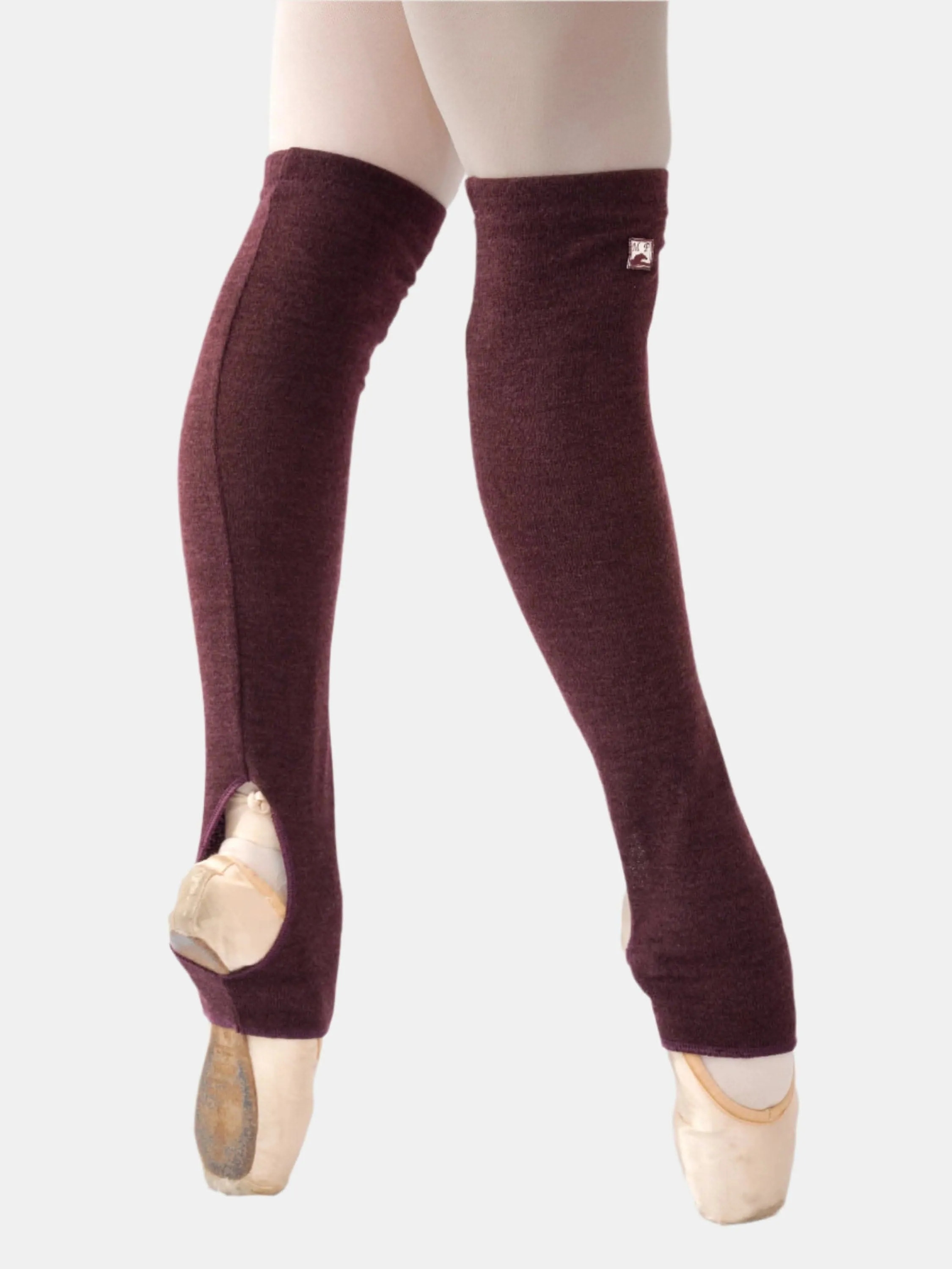 Plum Short Dance Leg Warmers MP921