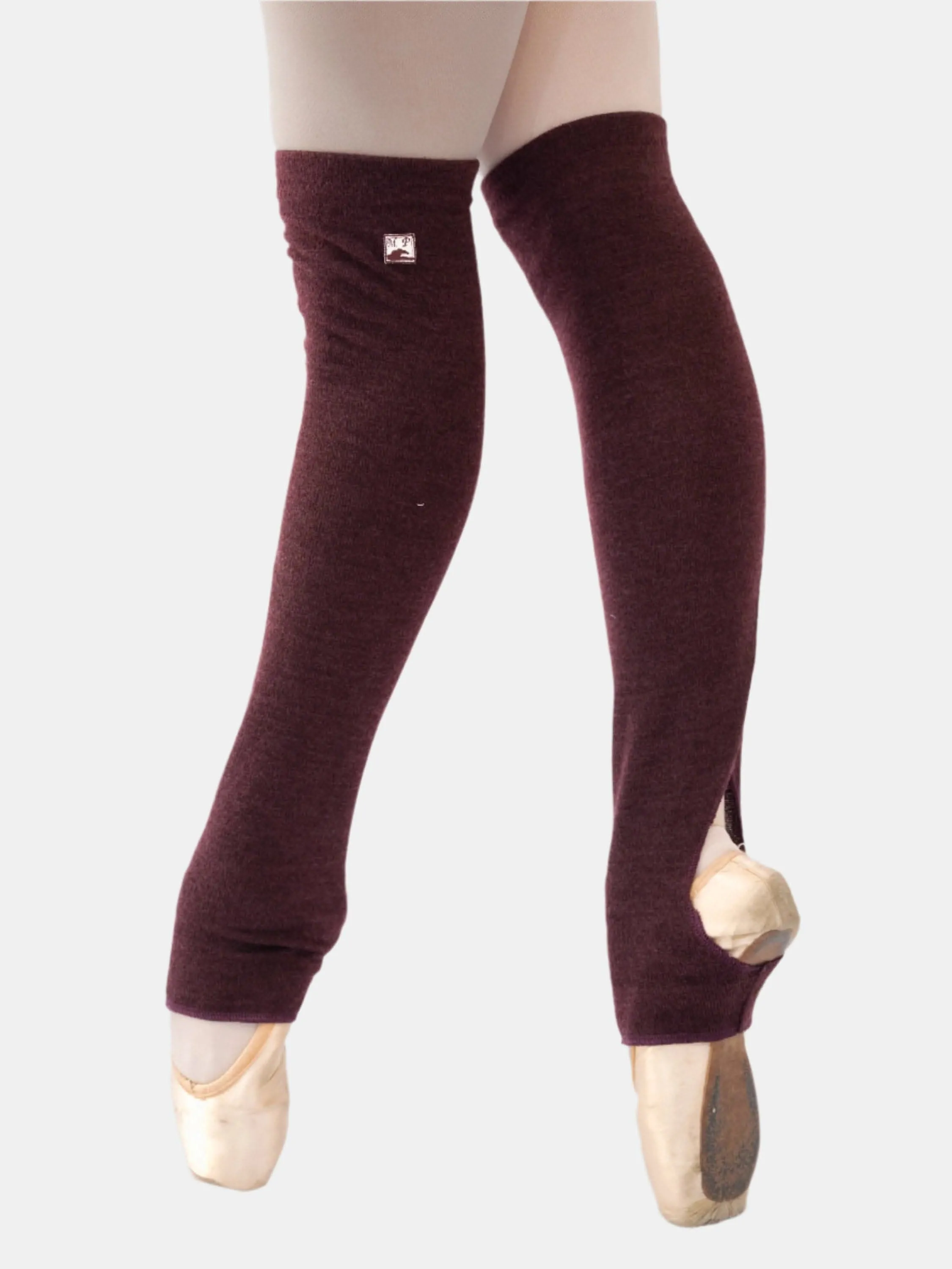 Plum Short Dance Leg Warmers MP921