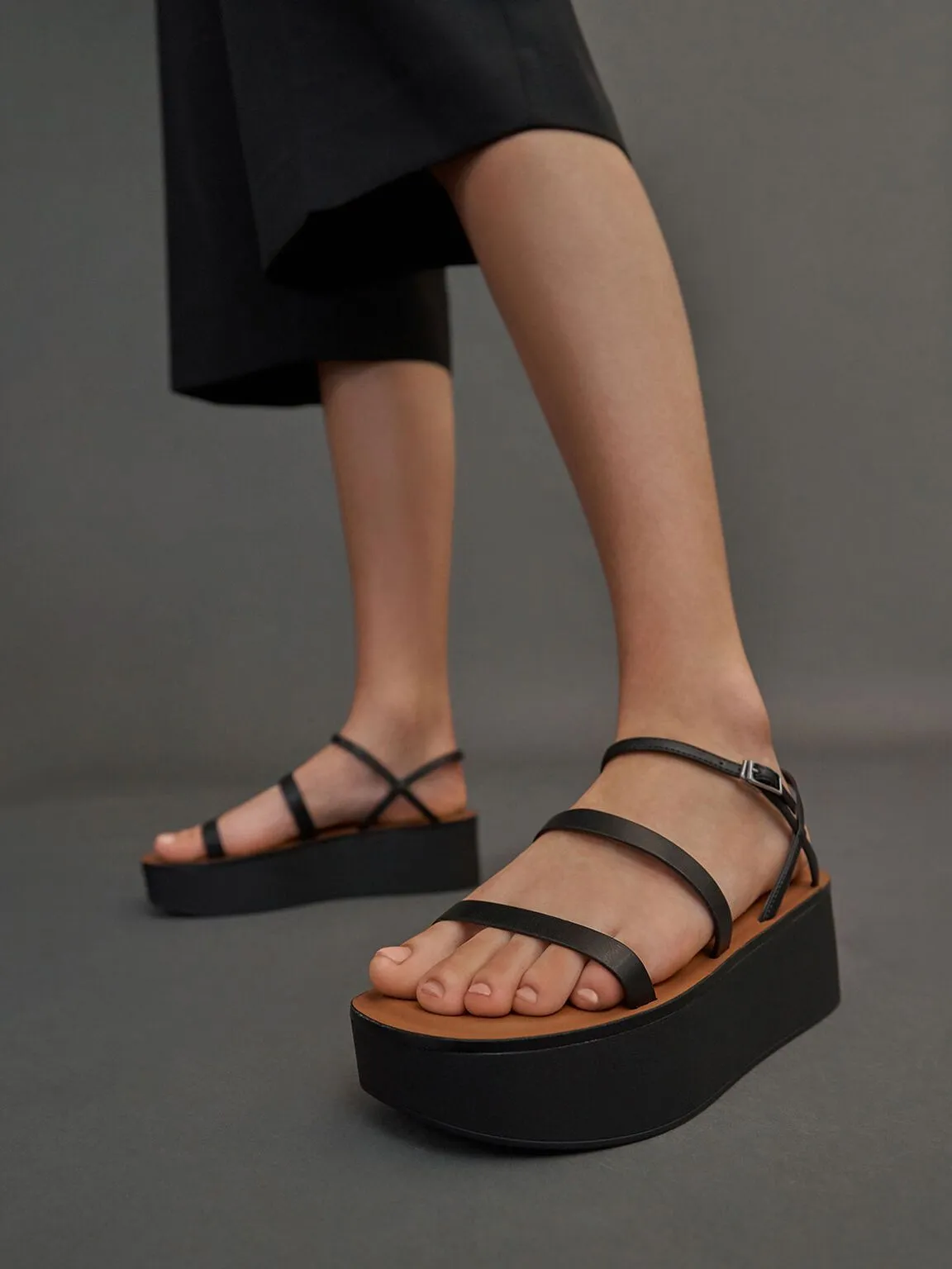 Strappy Flatform Sandals