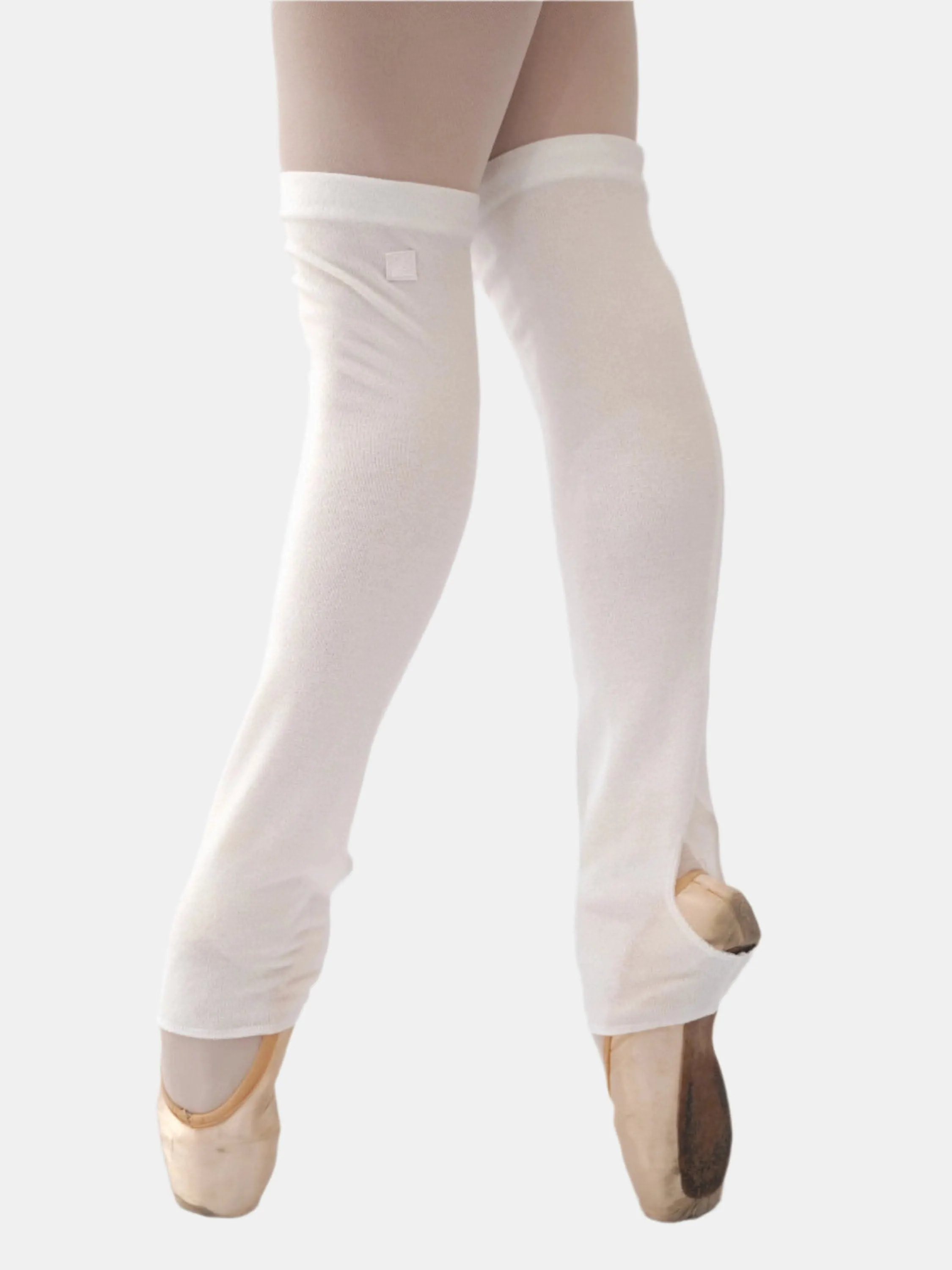 White Short Dance Leg Warmers MP921